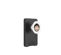 Kawaii Space Chat Sieste dans Un rêve de Coquille de Taco PopSockets PopWallet pour MagSafe