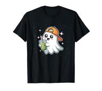 Kawaii Spooky Ghost Iced Matcha Halloween Women Men T-Shirt