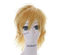 Kawaii-Story CS-001L Perruque courte blonde pour Mikaela Hyakuya Seraph of the End Cosplay Perruque Anime Manga