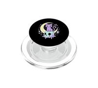 Kawaii Tête de Mort Chat Anime Manga Horreur Creepy Pastel Goth PopSockets PopGrip pour MagSafe