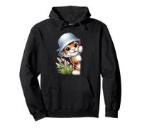 Kawaii Tiger Cub Chapeau bob Animal Sweat à Capuche