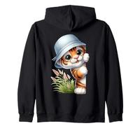 Kawaii Tiger Cub Chapeau bob Animal Sweat à Capuche