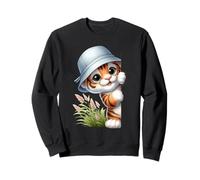 Kawaii Tiger Cub Chapeau bob Animal Sweatshirt