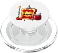Kawaii Toast Jam Party Celebration Foodie PopSockets PopGrip pour MagSafe