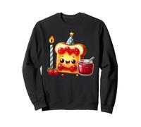 Kawaii Toast Jam Party Celebration Foodie Sweatshirt
