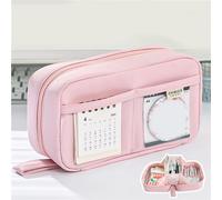 Kawaii - Trousse À Crayons De Grande Capacité, Pochette À 3 Compartiments, Sac À