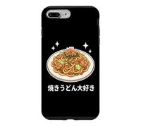 Kawaii Yaki Udon Nouilles japonaises sautées Rétro Art Alimentaire Coque pour iPhone 7 Plus/8 Plus