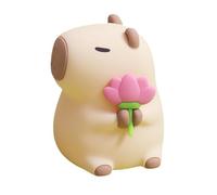 Kawaiis Capybara - Lampe de chevet en forme d'animal alimentée par USB, lumière de bureau LED à changement de couleur | Jolie veilleuse décorative pour filles, garçons, bébés, , tout-petits
