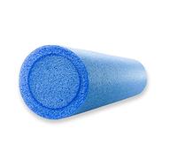 Kawanyo - Rouleau de Pilates 45 cm pour exercices de stabilité et d'équilibre - Rouleau de yoga en mousse rigide pour yoga, pilates, fitness, gymnastique, rééducation et thérapie (Bleu)