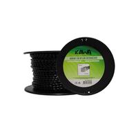 Kawapower Bobine de fil de nylon tressé carré de 3,0 mm 87 mètres