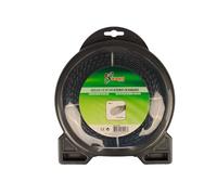 Kawapower Fil en nylon pour débroussailleuse hélicoïdale 3,3 mm x 36 m