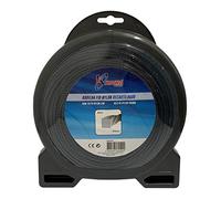 Kawapower Fil en nylon pour débroussailleuses 3 mm 56 m tressé
