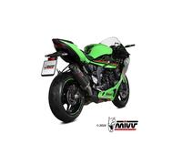 Mivv Ak-1 Kawasaki Zx-6 R 636 19-26 Homologated Slip On Muffler Argenté Homologated