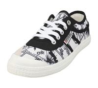 Kawasaki Cartoon Femme Chaussures Décontracté Blanc Noir - 40