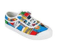 Kawasaki Cartoon Kids Shoe W/Elastic K202585 2084 Strong Blue - T30