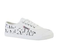 Kawasaki Mixte Graffiti Canvas Shoe Sneakers Basses, 1002 White, 42 EU