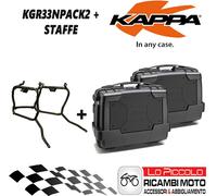 Triumph Tiger 800 XC / XR 2017 Set 2 Valises Latéral KAPPA KGR33N + Supports