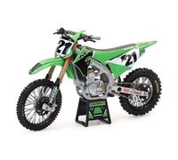 New Ray 1:12 Kawasaki Racing Team Jason Anderson Motorcycle Argenté