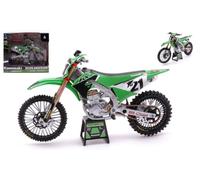 NewRay – Moto miniature Kawasaki KX 450 Jason Anderson – Échelle 1:12 – Argenté