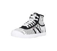 Kawasaki Mixte News Paper Canvas Boot Botte Tendance, 1002 White, 40 EU