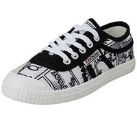 Kawasaki Mixte Toile de Dessin animée Basket, Blanc (1002), 39 EU