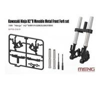Kawasaki Ninja H2(tm)r Movable Metal Front Fork Set- 1:9e - Meng-model G