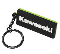Kawasaki Porte-clés en PVC vert et noir