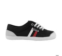 KAWASAKI Retro 23 Canvas Shoe K23 60W14 Black Red/White Stripe 37