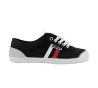 Kawasaki Retro 23 Canvas Shoe K23 60w14 Black Red/White Stripe - T44