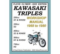 KAWASAKI TRIPLES 1968-1980 WORKSHOP MANUAL 250cc - 350cc - 400cc - 500cc - 750cc ALL MODELS