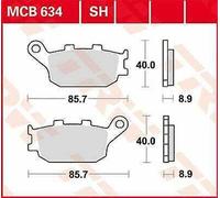 Kawasaki Z 900 Rs ABS 2018-2023 TRW Sh Série Sindered Plaquette Frein Arrière