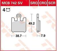 Kawasaki ZX-10 R 1000 2004-2007 TRW Sv Série Sindered Frein Coussinets MCB742SV