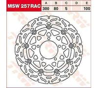 Kawasaki ZX-6 RR 600 2005-2006 Disque De Frein Flottant Contour TRW MSW257RAC