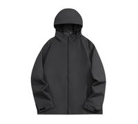Kaway Impermeable Homme, Veste De Pluie Homme Travail À Manches Longues Vestes À Capuche Décontracté Respirante Jackets Waterproof Couleur Assortie Vêtements De Travail Fonctionnels
