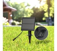 Kawaya Panneau solaire 24 V/1,3 W avec port USB, étanchéité IP65, uniquement pour guirlande lumineuse d'extérieur KAWAYA / guirlande lumineuse / guirlande lumineuse navette