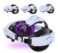 Kawaye Sangle de tête Compatible avec Meta Quest 2, Double Bouton réglable et Confortable pour Oculus Quest 2, Support amélioré et Confortable, Remplacement pour Elite Strap MQ2000
