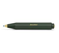 Kaweco Classic Sport Green I Business Kuli en plastique de qualité supérieure I Stylo à bille de poche léger 12 g avec mécanisme de courbe cardiaque I Stylo à bille pression Vert 10,5 cm