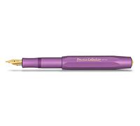 Kaweco Collection 10002128 Fountain Pen Vibrant Violet Stylo plume en plastique violet Largeur de trait M Taille 13 cm