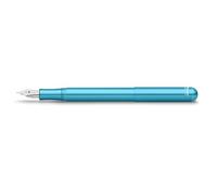 Kaweco Collection Liliput Stylo plume en aluminium avec pointe en acier pour cartouches d'encre I Exclusive Pen 12,4 cm Plume : M (M) Bleu