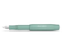 Kaweco COLLECTION Smooth Sage Stylo plume de qualité supérieure pour cartouches d'encre, avec plume en acier de qualité supérieure, 13 cm, largeur de plume : F (fine)