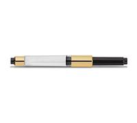 Kaweco Convertisseur standard Pearl Black Gold pour stylo plume des séries DIA2, ORIGINAL, PERKEO, SPECIAL, STUDENT & SUPRA | Convertisseur d'encre pour stylo plume d'une capacité de 0,82 ml