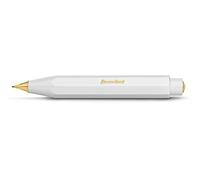 Kaweco Crayon mécanique Classic 0,7 mm HB I en plastique de haute qualité avec design octogonal à huit côtés Les porte-mines 11 cm Les crayons rechargeables (blanc)
