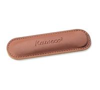 Kaweco Eco Brandy Étui en cuir pour stylo compatible avec la série Liliput I Étui d'écriture en cuir véritable avec beau gaufrage I Trousse à crayons chic et classique I Trousse à crayons 10,7 x 3,6