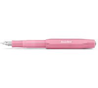 Kaweco Frosted Sport Blush Pitaya Stylo plume de qualité supérieure, pour cartouches d'encre, avec plume en acier de qualité supérieure, 13 cm, rose, largeur de plume : BB (extra large)
