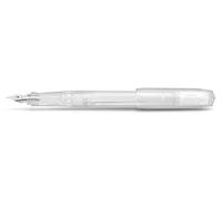 Kaweco Perkeo Stylo-plume pour cartouches d'encre, pour débutants, avec poignée ergonomique pour une écriture confortable - Largeur de la plume : F (fine) - Couleur : All Clear - 15,5 cm