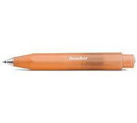 Kaweco Frosted Sport Soft Mandarine Business Stylo à bille rétractable, en plastique de qualité supérieure, léger, estival, avec mécanisme fiable de courbes cardiaques, 10,5 cm, orange