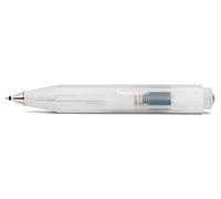 Kaweco FROSTED SPORT Stylo à bille rétractable Natural Coconut I Business Kuli en plastique de qualité supérieure en blanc I Stylo à bille de poche estival de 12 g avec mécanisme de courbes cardiaques