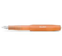Kaweco Frosted Sport Sweet Banana Stylo plume de qualité supérieure pour cartouches d'encre avec plume en acier de qualité supérieure I Stylo plume 13 cm I Jaune I Largeur de plume F (fin)