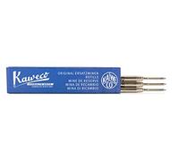 Kaweco G2 Lot de 3 recharges pour stylo à bille, 0,8 mm, bleues Dia2, Original, Special, Student & Supra, épaisseur de trait : 0,8 mm, fine
