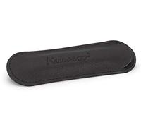 Kaweco Liliput Étui en cuir écologique pour 2 stylos Liliput I Étui en cuir véritable avec joli gaufrage I Trousse à crayons chic et classique I Étui à crayons 10 x 1,5 x 4 cm Noir